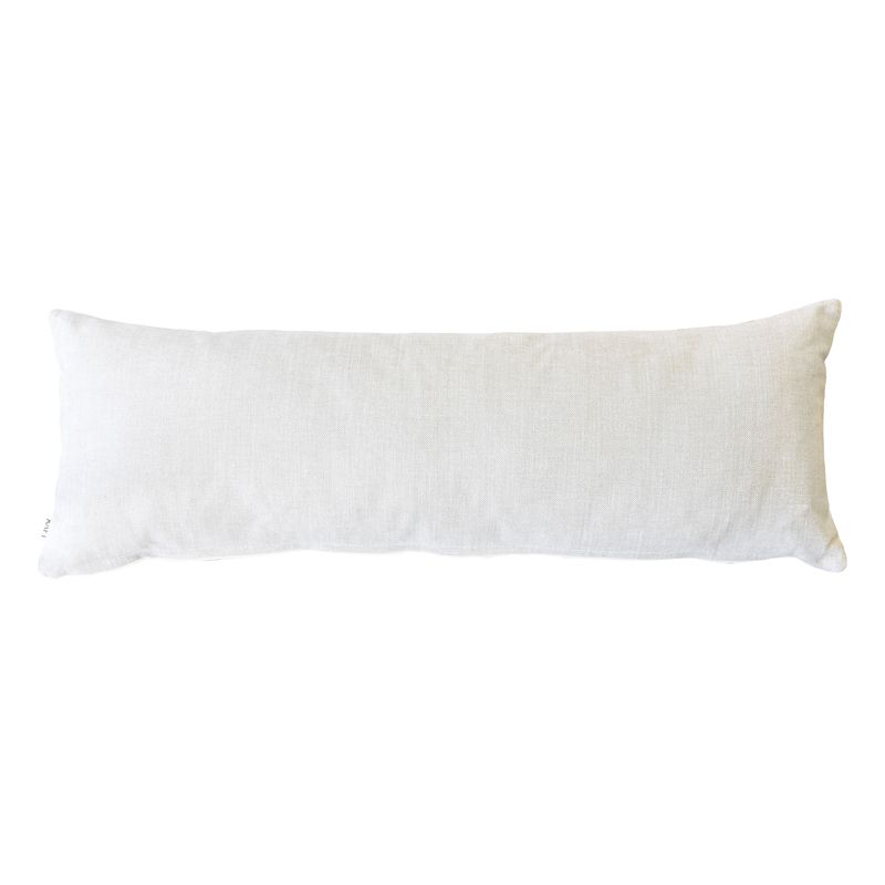Large Lumbar Handmade Cushion- Salt