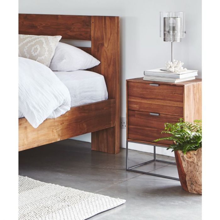 Witney Bedside Table with 2 Drawers