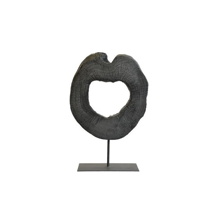 Solo Decorative Burnt Wooden Sculpture